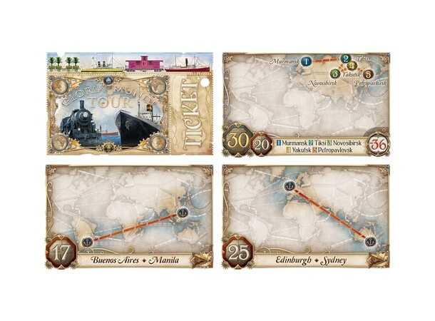Ticket to Ride Rails & Sails Brädspel Frittstående spel 
